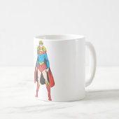 Superigirl Stands Koffiemok (Voorkant rechts)