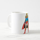 Superigirl Stands Koffiemok (Voorkant links)