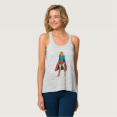 Superigirl Stands Tanktop (Volledige Voorkant)