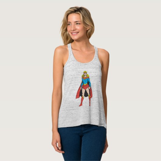 Superigirl Stands Tanktop (Volledige Voorkant)