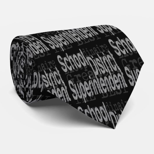 Superintendendent-schoolspecialist Stropdas (Opgerold)