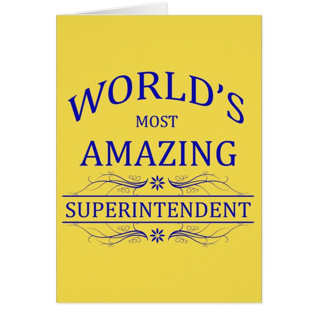 Superintendent (Voorkant)