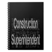 Superintendent-extraordinaire bouwsector notitieboek (Voorkant)