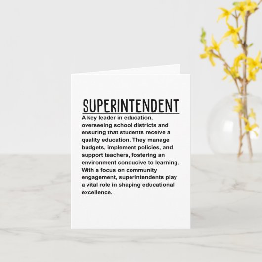 Superintendent Kaart (Gele Bloem)