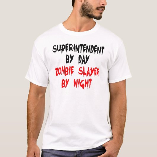 Superintendent Zombie Slayer T-shirt (Voorkant)