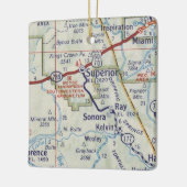 Superior Arizona  Map Keramisch Ornament (Links)