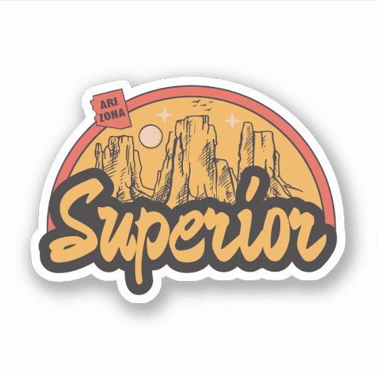 Superior, Arizona Sticker (Voorkant)