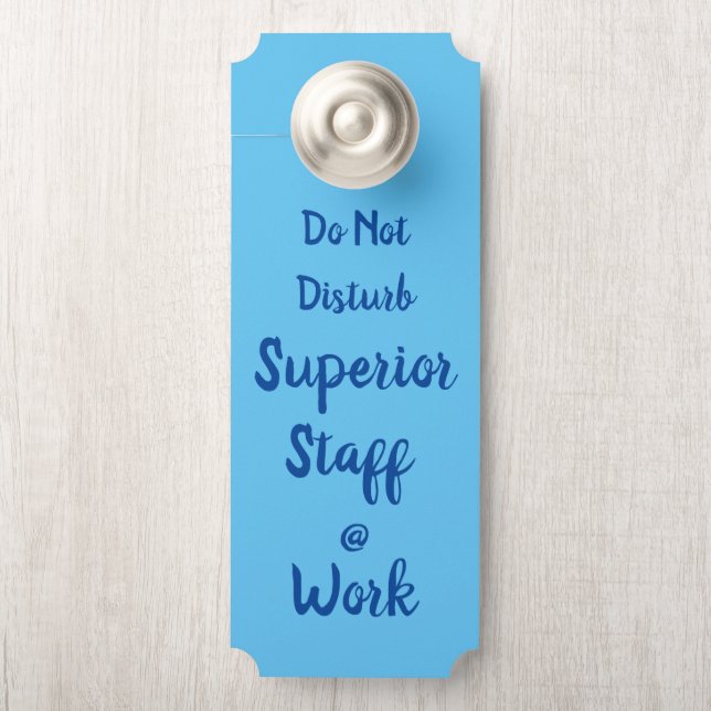 Superior Counseling Door Hanger (Op knop)