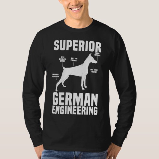 Superior German Engineering Dobermans 196 T-shirt (Voorkant)