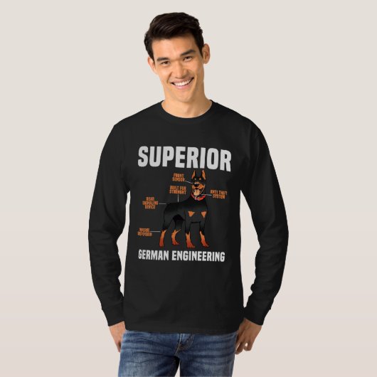Superior German Engineering Dobermans 262 T-shirt (Voorkant volledig)