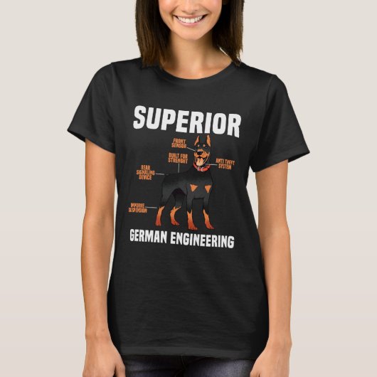 Superior German Engineering Dobermans 262 T-shirt (Voorkant)