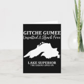 Superior, Great Lake, Gitche Gumee Apparel Lakes Kaart (Voorkant)