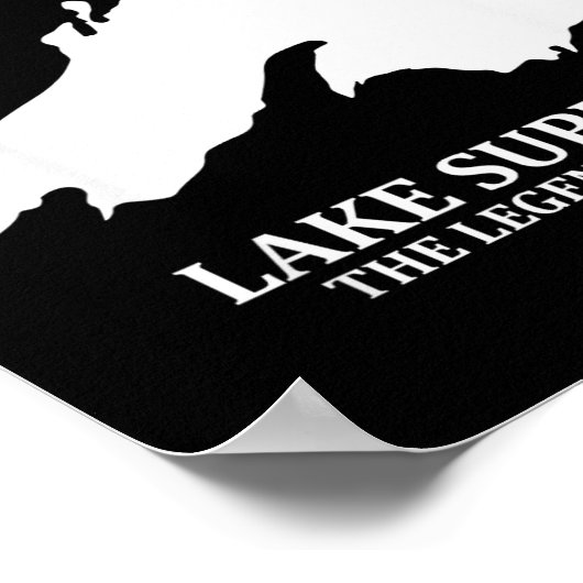 Superior, Great Lake, Gitche Gumee Apparel Lakes Poster (Hoek)