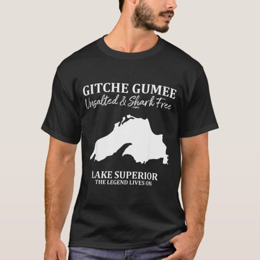 Superior, Grote Meer, Gitche Gumee Kleding Meren T-shirt (Voorkant)