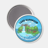 Superior Ontario Provincial Park Magnet (Voorkant / Achterkant)