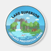 Superior Ontario Provincial Park Magnet (Voorkant)