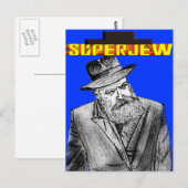 SuperJew Briefkaart (Voorkant / Achterkant)