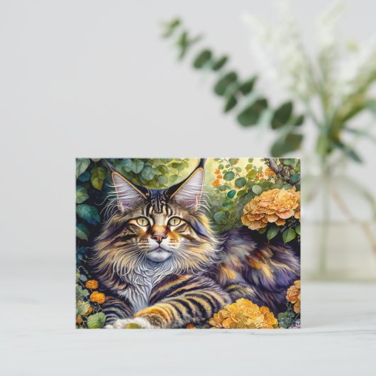 superkat briefkaart (Staand voorkant)