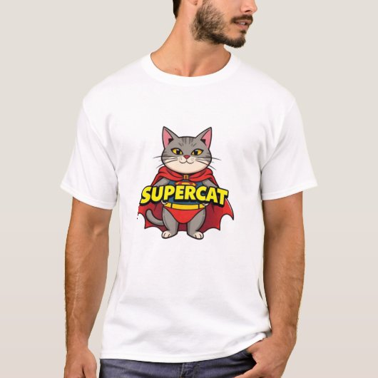 superkat t-shirt (Voorkant)