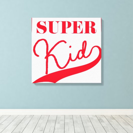 SuperKind Canvas Afdruk (Insitu (Houten vloer))