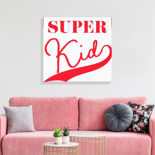 SuperKind Canvas Afdruk (Insitu (Woonkamer))