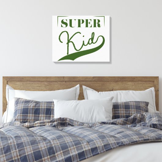 SuperKind Canvas Afdruk (Insitu (Slaapkamer))