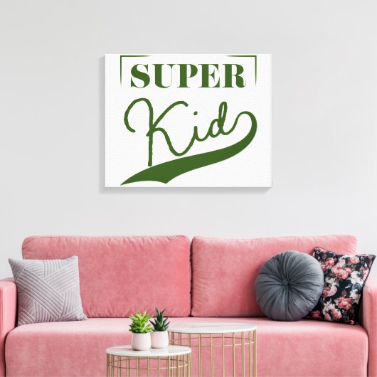 SuperKind Canvas Afdruk (Insitu (Woonkamer))
