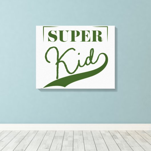 SuperKind Canvas Afdruk (Insitu (Houten vloer))