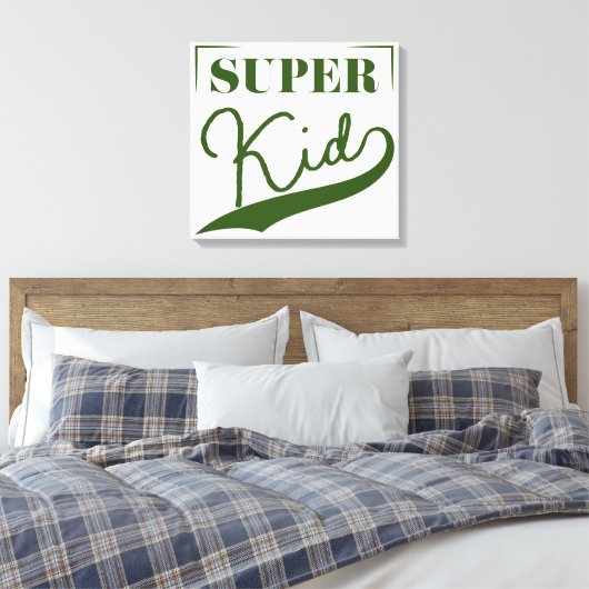 SuperKind Canvas Afdruk (Insitu (Slaapkamer))