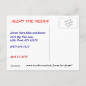 Superkitty adreswijziging aankondigingskaart (Achterkant)