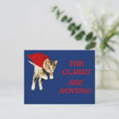 Superkitty adreswijziging aankondigingskaart (Staand voorkant)