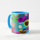 Superkleurcirkels 1 mok (Voorkant links)
