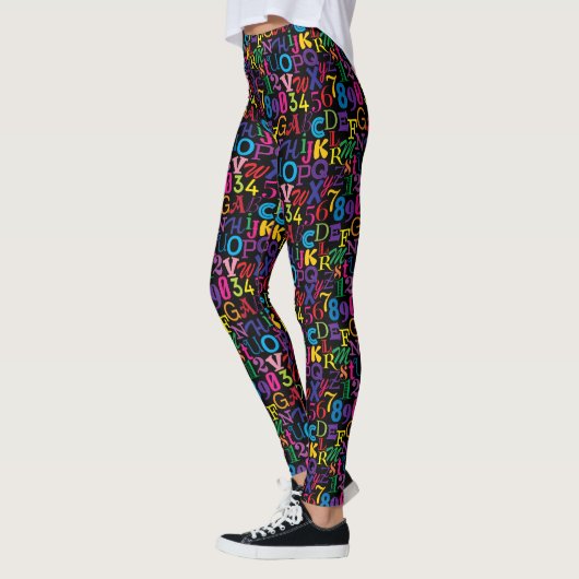 Superkleurige ABC's en 123s Leggings (Links)