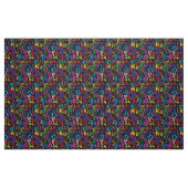 Superkleurige ABC's en 123s Stof (Fat Quarter)