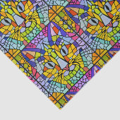 Superkleurige katten - MozaïekKatten ontkoppelen Tissuepapier (Detail)