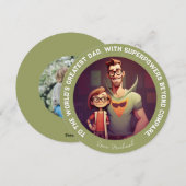 Superkracht Superpapa | Vaderdag Kaart (Voorkant / Achterkant)