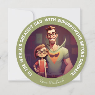 Superkracht Superpapa   Vaderdag Kaart