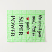 Superkracht Wandkleed (Voorkant (horizontaal))