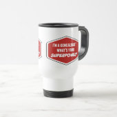 Superkrachten aangepaste reismuis reisbeker (Voorkant rechts)