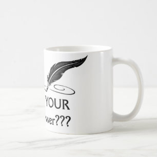 Superkrachtig schrijver koffiemok
