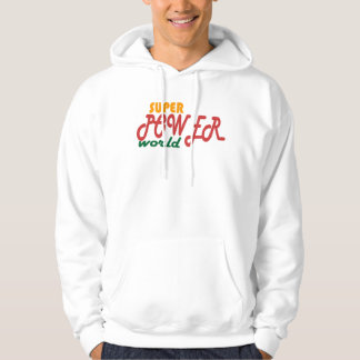 superkrachtige wereld hoodie