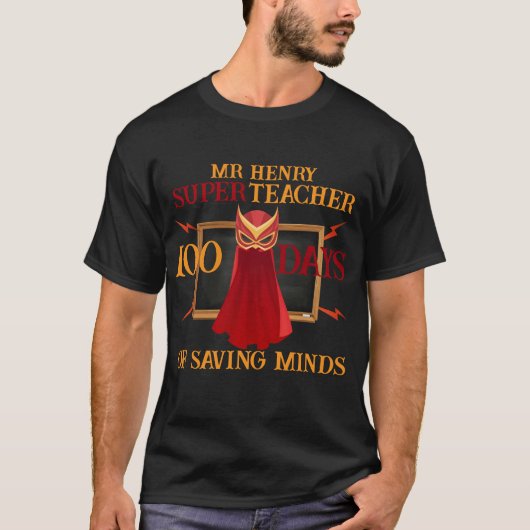 Superleraar 100 dagen school t-shirt (Voorkant)
