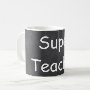 Superleraar-chalkboardontwerp — ideaal koffiemok