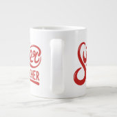 Superleraar Grote Koffiekop (Achterkant)