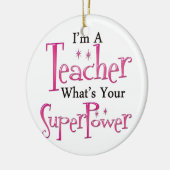 Superleraar Keramisch Ornament (Links)