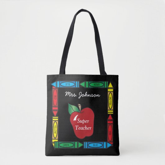 Superleraar - Personaliseren Tote Bag (Voorkant)