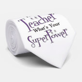 Superleraar Stropdas (Opgerold)