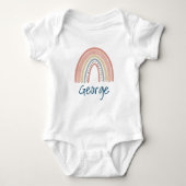 Superleuke Boho regenboog Baby Bodysuit (Voorkant)
