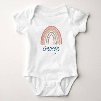 Superleuke Boho regenboog Baby Bodysuit
