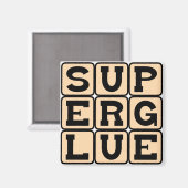 Superlijm, Wonderlijm Magneet (Voorkant / Achterkant)
